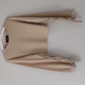 Akira fringe crop sweater